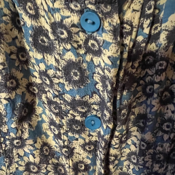 Free People Blue Floral Mini Dress - Picture 6 of 10